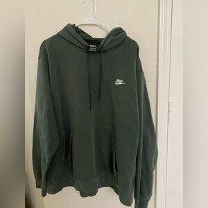 Men’s xxl long Nike hoodie green